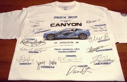 GEEX 2011 T-shirt with autographs